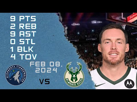 Pat Connaughton player Full Highlights vs TIMBERWOLVES NBA Regular season game 08-02-2024