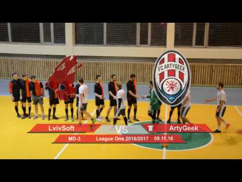 LvivSoft 7 - 4 ArtyGeek (League One 2016/2017, Group Stage Highlights)