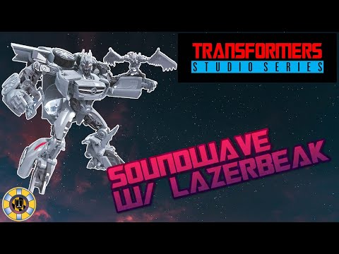 Transformers Studio Series 52 Deluxe SOUNDWAVE (with Lazerbeak)