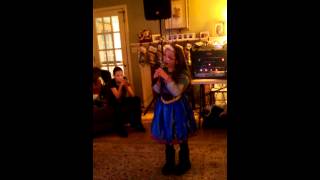 Olivia singing Part Of Your World 12/24/13