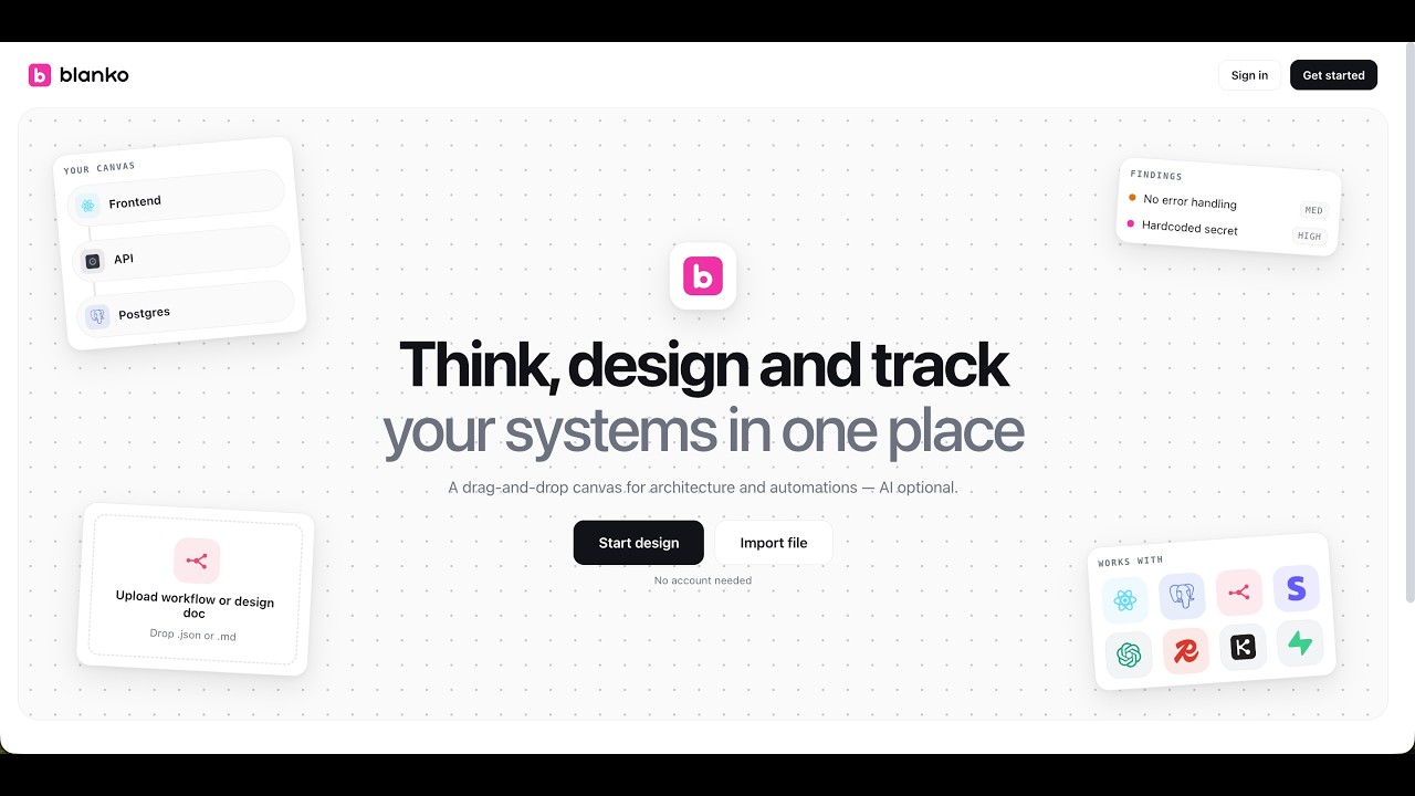 Blanko — Demo video