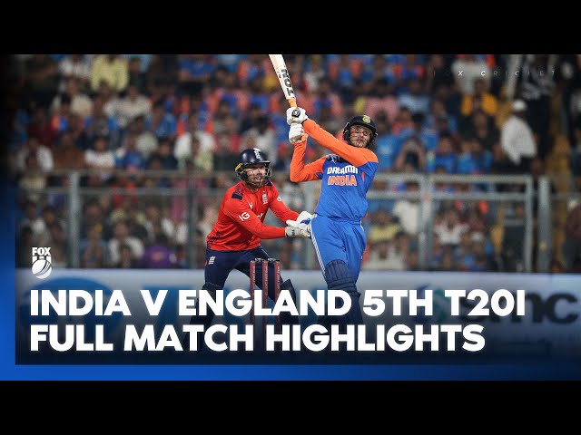 India vs England 5th T20 I Full Match Highlights I Kayo Mini I 03/02/25 I Fox Cricket