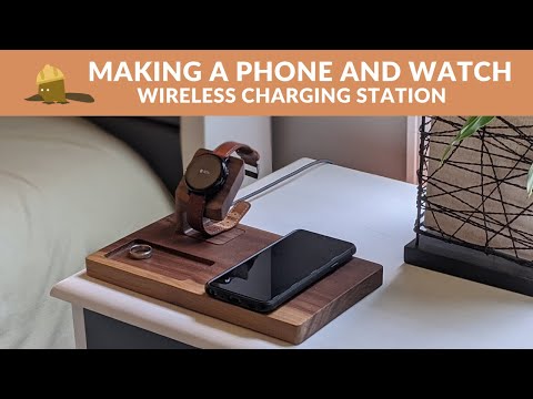 How to Make a Phone and Smartwatch Hidden Wireless Charging Station