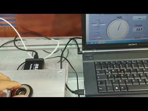 Angle sensor demo at sensor&test