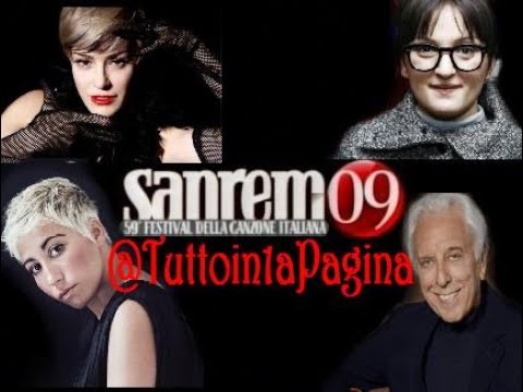 Sanremo 2009 "My Top 5" Festival della Canzone italiana dopo 14 anni Tutto in 1a Pagina Blog ^_^ !