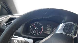 VW Scirocco 2.0 TSI cockpit sound