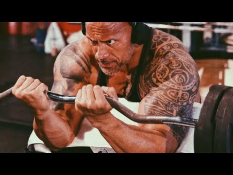 Dwayne The Rock Johnson Gym Workout - Best PREWORKOUT MOTIVATION