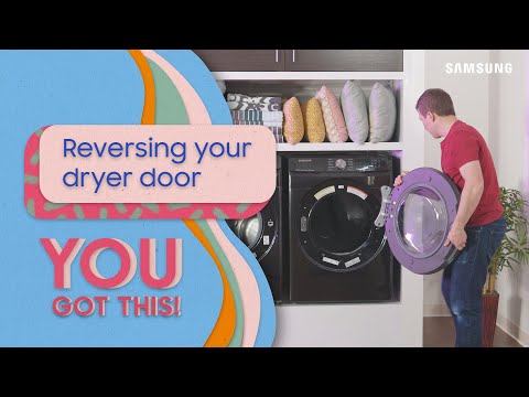 How to reverse the door on your Samsung dryer | Samsung US