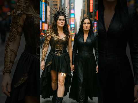 Epic Sharon & Tarja Walk Side by Side #withintemptation #tarjaturunen #hailuoai