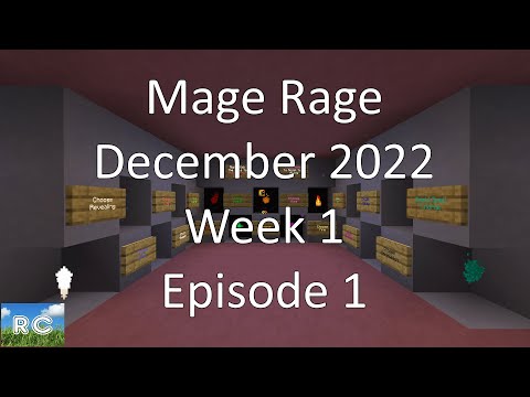 Rick Clark - Minecraft Mage Rage December 2022 Week 1 Episode 1