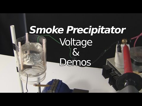 Smoke Precipitator - Measuring Voltage & Demos