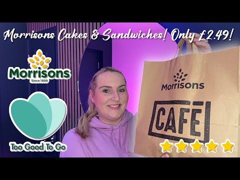 We Got So Much For Only £2.49! | Morrisons Café Cakes & Sandwiches | Too Good To Go Review April 23