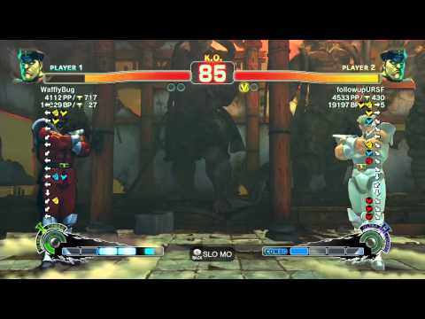 followupURSF (M.Bison) vs WafflyBug (M.Bison) - SSFIVAE Online Ranked