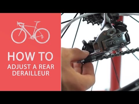 How To Adjust a Rear Derailleur