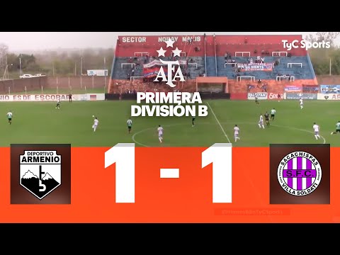 Deportivo Armenio 1-1 Sacachipas | Primera División B | Fecha 13 (Apertura)