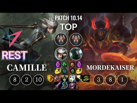 JT Rest Camille vs Mordekaiser Top - KR Patch 10.14