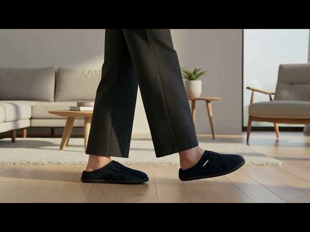 Vídeo relacionado con Sevillas Generico Zapatillas de Casa para Hombre talla 50, Pantuflas de Felpa con Diseño de Videojuegos Retro, Calzado Interior Cómodo