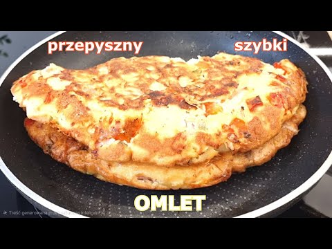 Niesamowicie pyszna kolacja lub obiad w 15 minut 👌 szybki OMLET - PLACEK lepszy niż fast food 👍