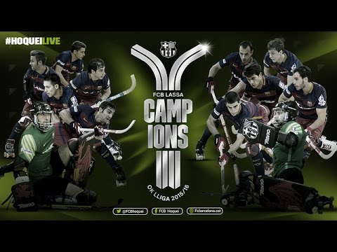 FCB Hoquei patins: Campions OK Lliga 2015/2016