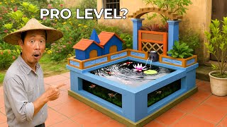 My Dad Built This Koi Pond - The Result Looks Like Pro Work!