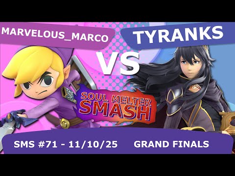 Soul Melter Smash #71 GRAND FINALS - Marvelous_Marco (Toon Link) VS Tyranks (Lucina)
