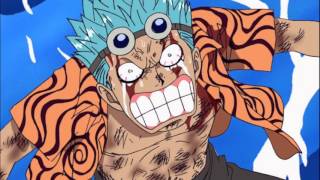 Franky tries to stop the Puffing Tom