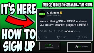 Kick Creator Program Is Here! How to Get Paid to Stream in 2024 thumbnail