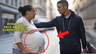 🛑RONALDO encuentra a UNA MUJER EMBARAZADA en situación de calle lo que hace a continuación sorprende