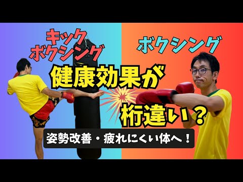 【ボクシングとは別物】キックボクシングの「キック」があなたの姿勢を変える科学的理由のサムネイル