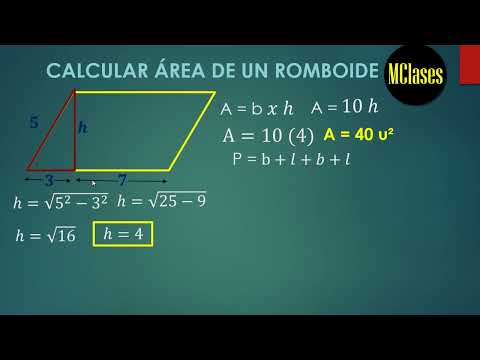 ROMBOIDE área y perímetro