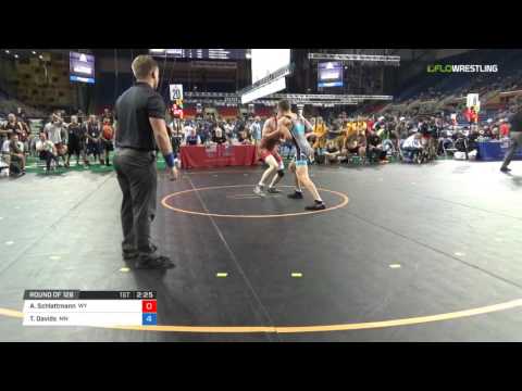 Junior GR 160 Round of 128 - Alex Schlattmann (WY) vs. Tyson Davids (MN)