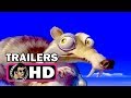 ICE AGE 1 5 ALL Trailers Compilation John Leguizamo Animated Movies HD