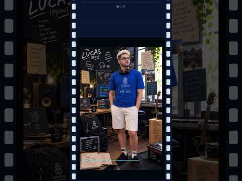 Esta é nossa equipe. Cinema com inclusão.
