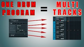 How To Put MPC Drum Program On Separate Tracks Beginners