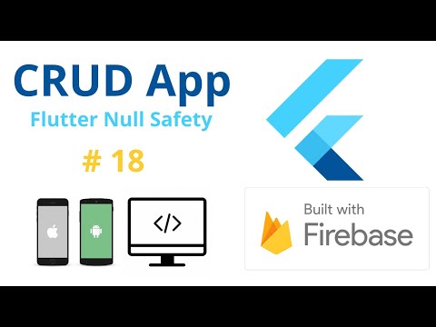 How to Connect Flutter WEB with Firebase Learn Flutter 2 8 from Scratch Full Course CRUD App