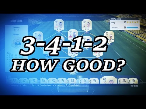 THE BEST FORMATIONS IN FIFA 17 - IN THIS EPISODE THE 3-4-1-2 HOW GOOD? ONLINE DRAFT - FIFA 17