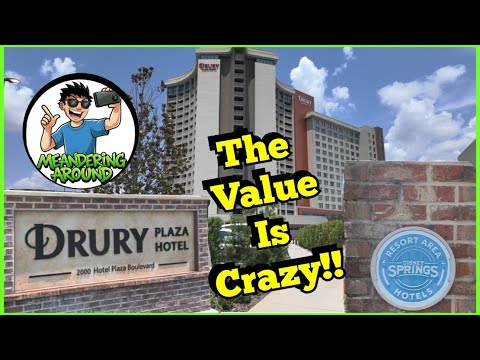 Secret Disney Value Hotel: (The Drury Plaza Hotel) Let’s Go MeAndering Around!!