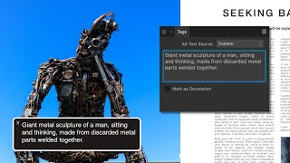 Tags Panel for Alternative Text (Affinity Publisher)