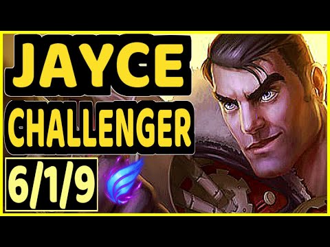 EVROT (JAYCE) - 6/1/9 KDA CHALLENGER GAMEPLAY - BR