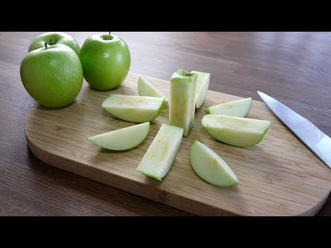 Skär och packa äpplet på ett smart sätt