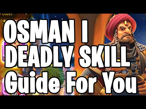 Rok Skill Master Osman Quick Guide [ My Deadly Epic Commander ] | Rise of Kingdoms