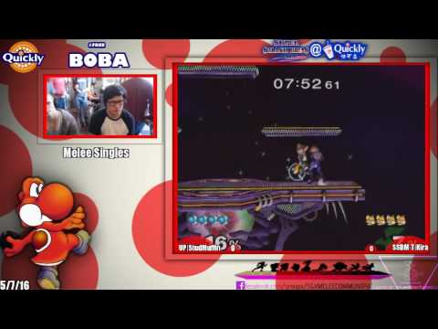 Quickly's 4- UP | Studmuffin (Sheik) vs SSBM-T | Kira (Fox)