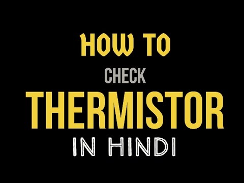 Thermistor Testing With Multimeter