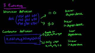 Linear Independence Review