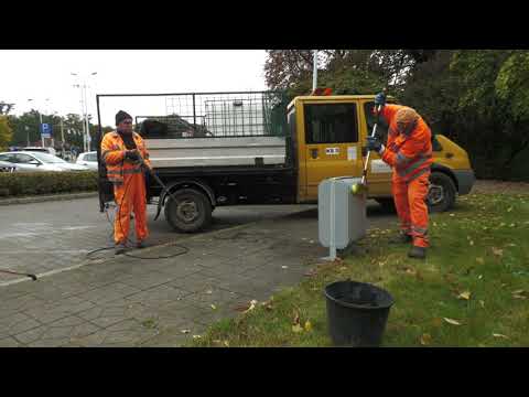 Jak wygląda dezynfekcja koszy na śmieci we Wrocławiu?