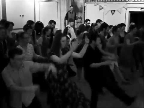 Oxford Lindy hoppers- shim sham hop the hall april 2014