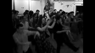 Oxford Lindy hoppers- shim sham hop the hall april 2014