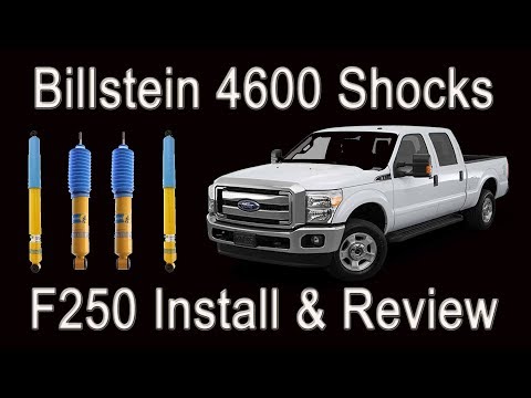 2005-2016 F250 F350 Billstein Rear Shocks Installation and Quick Review