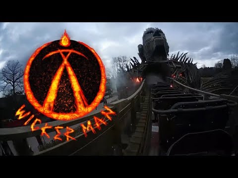Wicker Man On Ride POV - Alton Towers