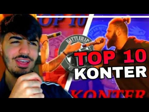 ER SAGT DAS N-WORT 🤯 Top 10 Konterlines RAP am MITTWOCH - TopTier Takeover - DLTLLY - Reaction